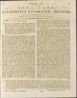 Num. 217. Den 10. Sept. 1804
