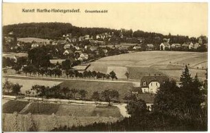 Hartha. Blick auf Hartha-Hintergersdorf