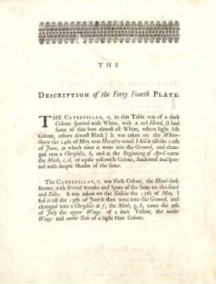 The Description of the Forty Fourth Plate
