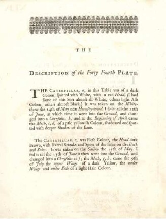 The Description of the Forty Fourth Plate