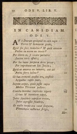 72-81, Ode V.