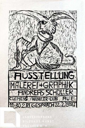 Plakat C. W-Club Aue