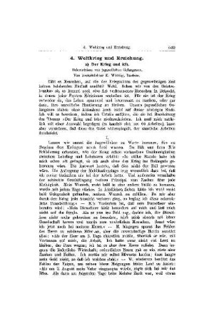 Weltkrieg und Erziehung : Bekenntnisse von jugendlichen Gefangenen ; [Mitteilungen]