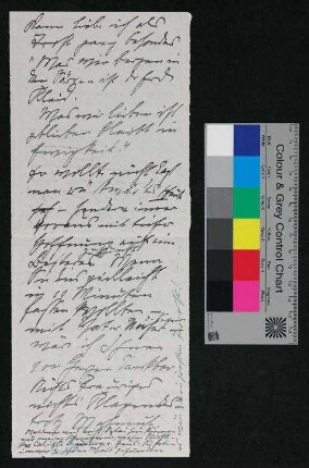 Handschriftliche Notizen, o.D.