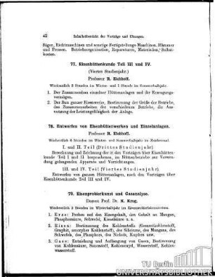 79. Eisenprobierkunst und Gasanalyse