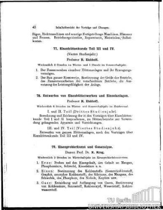 79. Eisenprobierkunst und Gasanalyse
