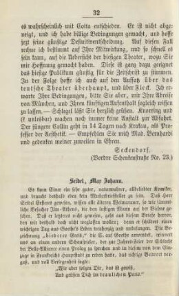 Seidel, Max Johann
