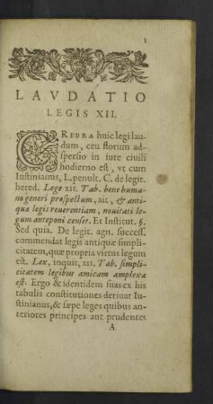 Laudatio Legis XII.