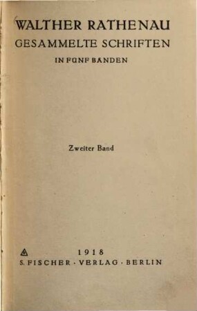 Gesammelte Schriften : in sechs Bänden, 2. Zur Mechanik des Geistes oder vom Reich der Seele