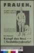 Propagandaplakat der SPD zur Mitgliederwerbung für Frauen