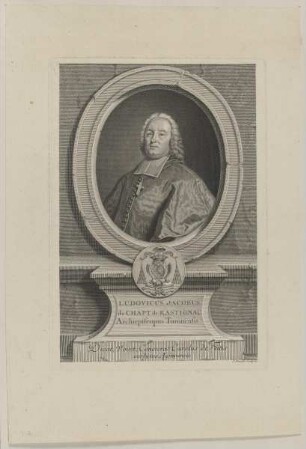 Bildnis des Ludovicus Jacobus de Chapt de Rastignac