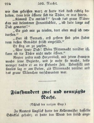 Fünfhundert zwei und neunzigste Nacht