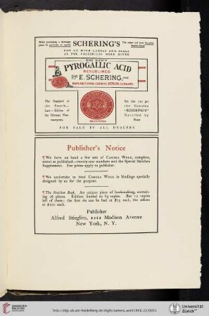 Alfred Stieglitz [Publisher’s Notice]
