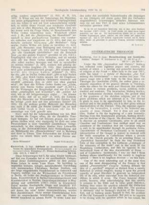 384-385 [Rezension] Seeberg, Erich, Menschwerdung und Geschichte