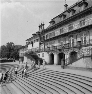 Dresden-Pillnitz. Schloß, Wasserpalais (1720-1725, M. D. Pöppelmann; 1788-1791, J. D. Schade)