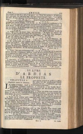 Le Livre D'Abdias Le Prophete