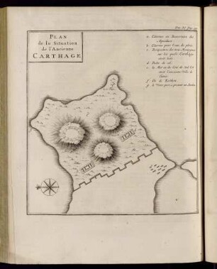 Plan de la Situation de l´Ancienne Carthage.
