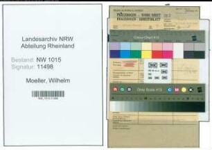 Entnazifizierung Wilhelm Moeller , geb. 22.05.1873 (Bauunternehmer)