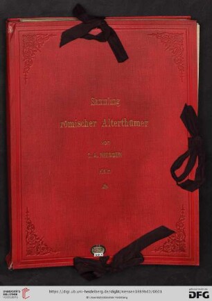 [Hauptbd.]: Sammlung römischer Alterthümer
