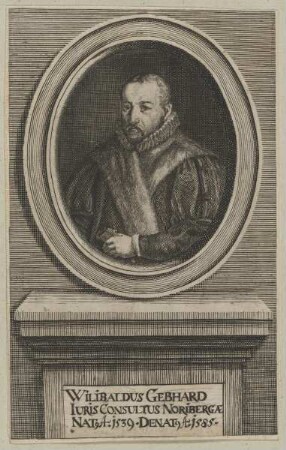 Bildnis des Willibaldus Gebhard