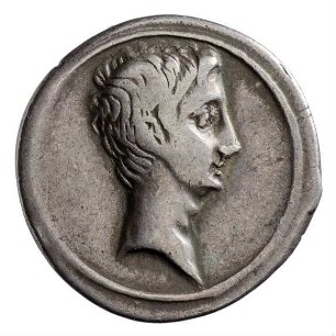Münze, Denar, 29 - 27 v. Chr.