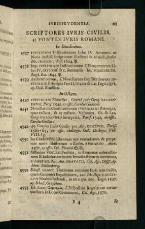 23-65, Scriptores iuris civilis