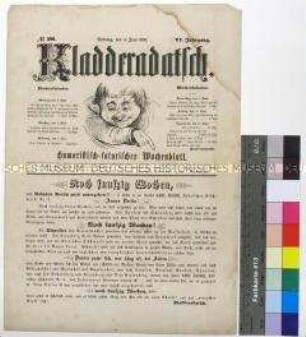 Satirische Zeitschrift Kladderadatsch