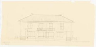 Gesamtbebauungsplan Ankara Ankara Kooperatifi. Haustypen: Typ B2, BOR, Doppelhaus 5 Zimmer, Gartenansicht 1:50