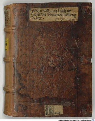 Diß buch ist genannt die vierundczweinczig Alten oder der guldin tron