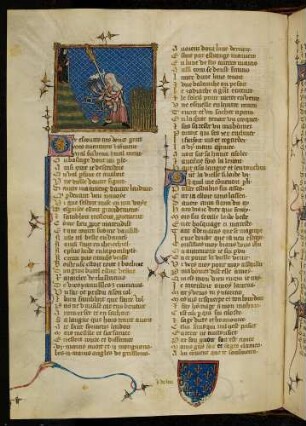 Der Pilger begegnet Geiz (Avarice).