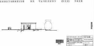 Vaihingen (Enz): Bf Vaihingen (Enz) Nord - Ansicht Ostseite Nebengeb.