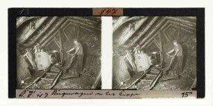 Bergewagen in der Kippe, Zeche Bergmannsglück, November 1933