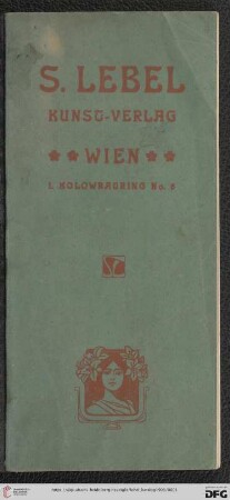 Illustrierter Katalog : Aquarell-Faksimile, Heliogravuren, Radierungen