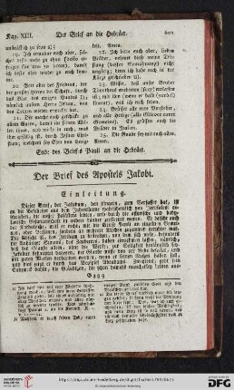 Der Brief des Apostels Jakobi