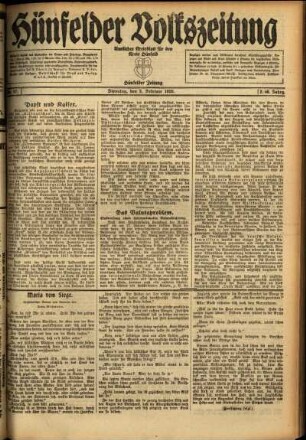 Ausgabe vom Dienstag, den 03. Februar 1920.