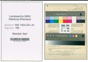 Entnazifizierung Karl Noeckel , geb. 07.07.1892 (Polizeibeamter)