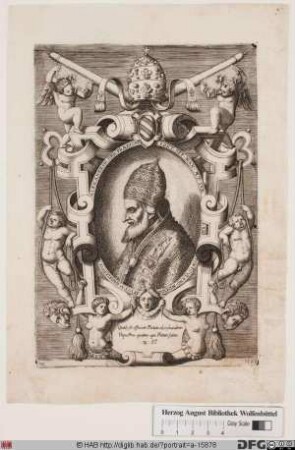 Bildnis Papst Pius V. (Antonio Michele Ghislieri) (reg. 7. 1. 1566 - 1. 5. 1572)