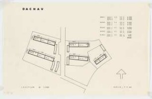 Wohnblock, Dachau: Lageplan 1:1000