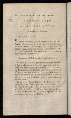 104-112, Lettre XXIV.
