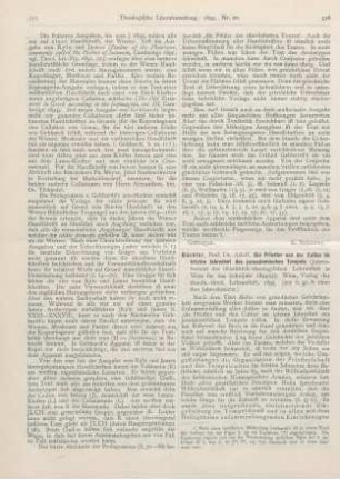 516-518 [Rezension] Büchler, Adolf, Die Priester und der Cultus im letzten Jahrzehnt des jerusalemischen Tempels