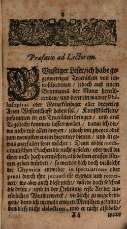 Secretorum Naturalium, Chymicorum & Medicorum, Thesauriolus, Oder Schatzkästlein, 1. ... darinnen 20. Natürliche, 20. Chymische, und 20. Medicinische Secreta, und Kunststücklein zu befinden