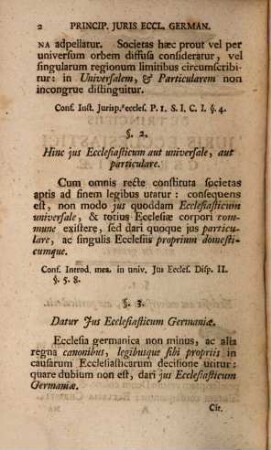 Pauli Josephi De Riegger Equitis, ... Principia Juris Ecclesiastici Germaniae Ad Partem III. Institutionum Eccles.