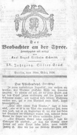 11. Stück, 10. März 1856
