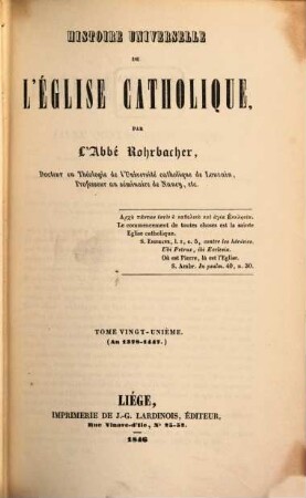 Histoire universelle de l'église catholique, 21. An 1378 - 1447
