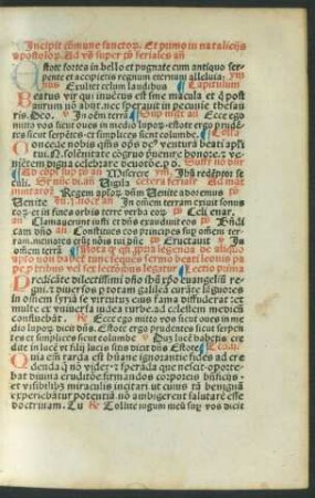 Pars 7. Commune sanctorum.
