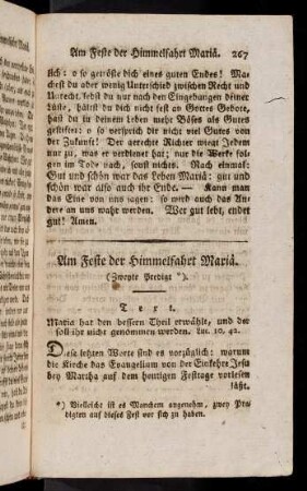 267-277, Zweyte Predigt