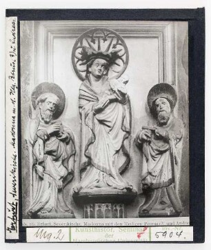 Erfurt, Severikirche: Madonna mit den Heiligen Petrus und Andreas