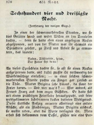 Sechshundert vier und dreißigste Nacht