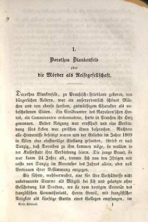 Reise-Pitaval : Auserlesene Criminalgeschichten