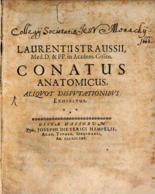 Conatus anatomicus